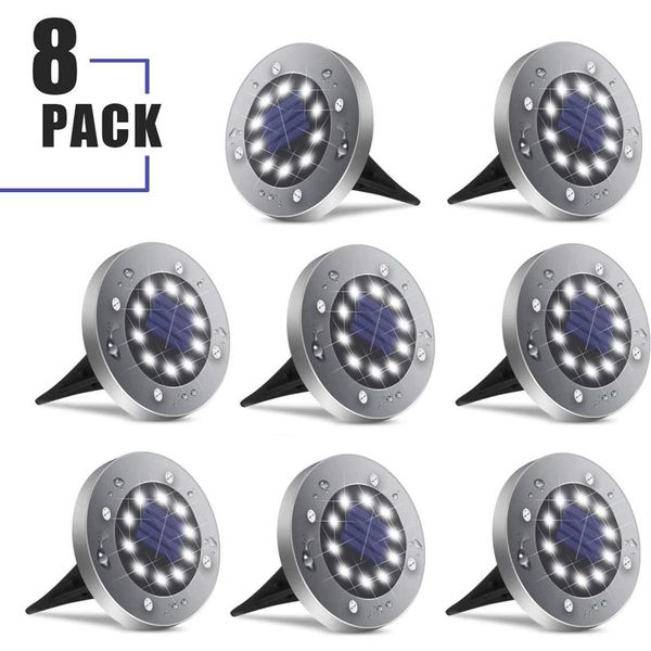 solar ground lights, 8-pack outdoor solar disk lights 10 led waterproof light-controlled lamp for patio pathway landscape garden yard drivew
solar ground lights, 8-pack outdoor solar disk lights 10 led waterproof light-controlled lamp for patio pathway landscape garden yard drivew