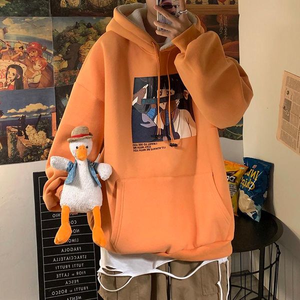 men hooded warm hoodies 2020 winter new japanese style cartoon woman hooded sweatshirts male fashion clothing, Black
men hooded warm hoodies 2020 winter new japanese style cartoon woman hooded sweatshirts male fashion clothing, Black