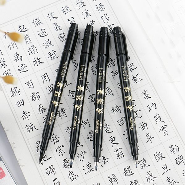 4 pcs/set Marker Pen Calligraphy Pen Set Fine Medium Brush Tip Drawing Marker Writing signature Illustration School Art Supplies
4 pcs/set Marker Pen Calligraphy Pen Set Fine Medium Brush Tip Drawing Marker Writing signature Illustration School Art Supplies