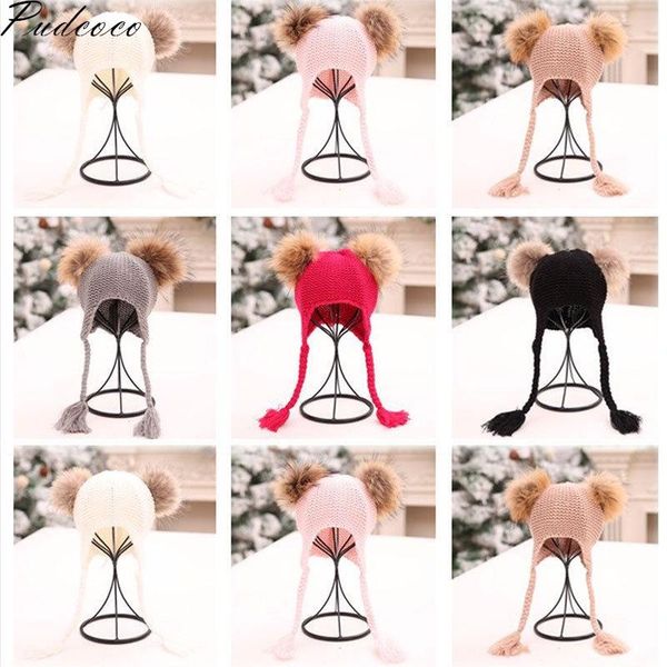 caps & hats pudcoco 2021 brand children baby boy girl kids infant winter pompom ball knit hat cap beanie bonnet, Yellow 
caps & hats pudcoco 2021 brand children baby boy girl kids infant winter pompom ball knit hat cap beanie bonnet, Yellow