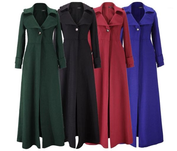 long sleeve extra long coat imitated woolen coat 2020 winter fashion woman one button turn down collar coats woman jackets1, Black
long sleeve extra long coat imitated woolen coat 2020 winter fashion woman one button turn down collar coats woman jackets1, Black