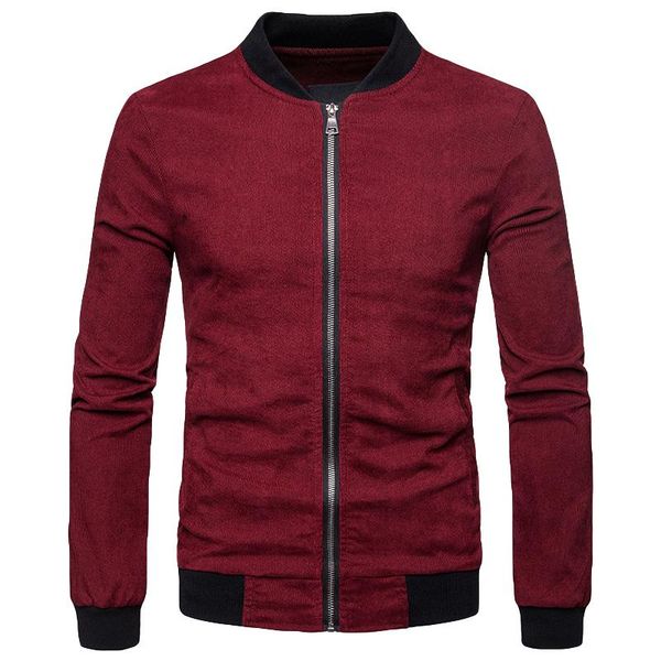 men's jackets autumn corduroy jacket men stand collar long sleeve pockets zipper coat casual thin outerwear burgundy/dark blue/brown, Black;brown
men's jackets autumn corduroy jacket men stand collar long sleeve pockets zipper coat casual thin outerwear burgundy/dark blue/brown, Black;brown