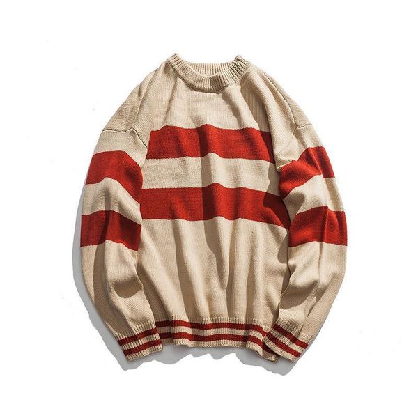 men's sweaters o-neck cotton pullover autumn winter warm striped soft long sleeve clothing knitted casual male sweater drop, White;black
men's sweaters o-neck cotton pullover autumn winter warm striped soft long sleeve clothing knitted casual male sweater drop, White;black