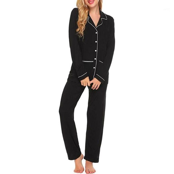 pajamas set long sleeve sleepwear women button down nightwear soft lounge set fashion pajamas for girl nightwear suit home1, Black;red
pajamas set long sleeve sleepwear women button down nightwear soft lounge set fashion pajamas for girl nightwear suit home1, Black;red
