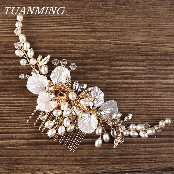 floral wedding hair comb bride headdress golden pearl hair combs bridal accessories combs jewelry, Golden;silver
floral wedding hair comb bride headdress golden pearl hair combs bridal accessories combs jewelry, Golden;silver