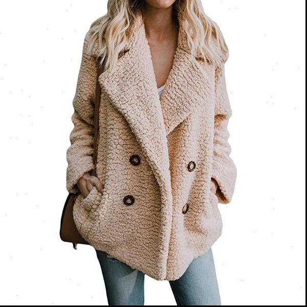 2021 winter coats women suit collar buttons pockets woolen coats casual loose solid long sleeve keep warm outwears female, Black
2021 winter coats women suit collar buttons pockets woolen coats casual loose solid long sleeve keep warm outwears female, Black