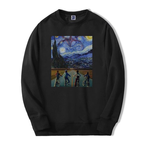 van gogh's stranger things tv show men sweatshirt 2019 spring winter casual fleece men fashion men vintage hoodies, Black
van gogh's stranger things tv show men sweatshirt 2019 spring winter casual fleece men fashion men vintage hoodies, Black