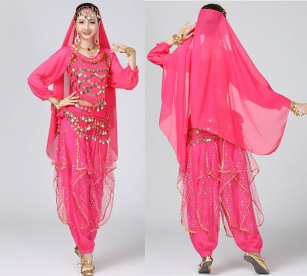 4pcs/set women belly dancing costumes long sleeve oriental egypt belly dance bollywood costumes indian stage clothing, Black;red
4pcs/set women belly dancing costumes long sleeve oriental egypt belly dance bollywood costumes indian stage clothing, Black;red