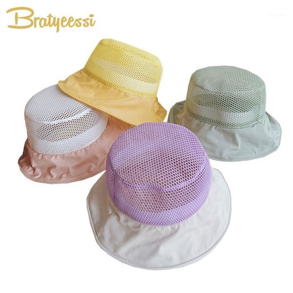 summer kids bucket hat for girls mesh baby sun hat candy color baby cap outdoor beach travel sun protection kids boy cap1, Yellow
summer kids bucket hat for girls mesh baby sun hat candy color baby cap outdoor beach travel sun protection kids boy cap1, Yellow