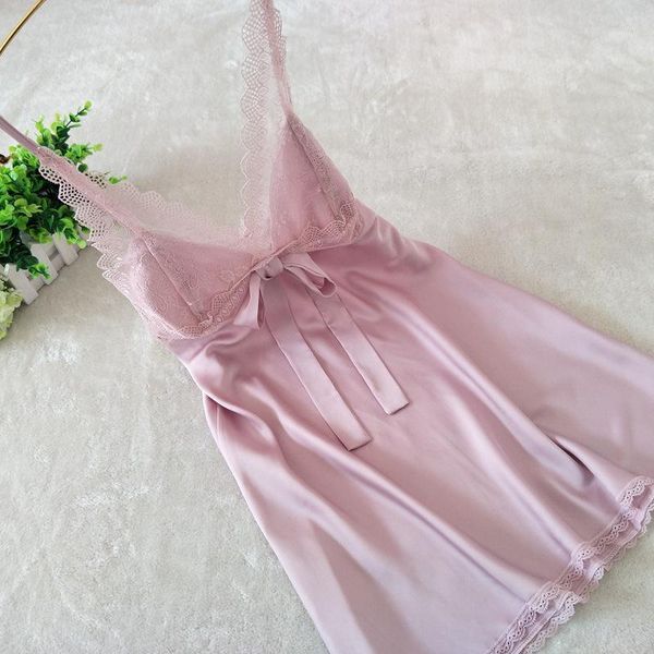 satin lady nightgown lace spaghetti strap nightdress intimate lingerie silky kimono robe sleepwear home dressing gown1, Black;red
satin lady nightgown lace spaghetti strap nightdress intimate lingerie silky kimono robe sleepwear home dressing gown1, Black;red