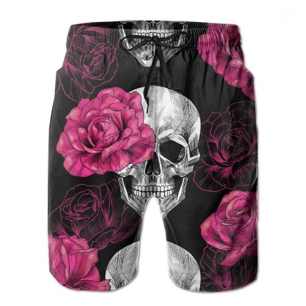 men's shorts mens swimming swimwear skulls and pink roses men trunks swimsuit man beach wear short pants bermuda boardshorts1, White;black
men's shorts mens swimming swimwear skulls and pink roses men trunks swimsuit man beach wear short pants bermuda boardshorts1, White;black