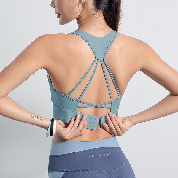 gym clothing shockproof gathered sports bra underwear yoga suit adjustable wear fitness vest back for women bras thin strap1, White;black
gym clothing shockproof gathered sports bra underwear yoga suit adjustable wear fitness vest back for women bras thin strap1, White;black