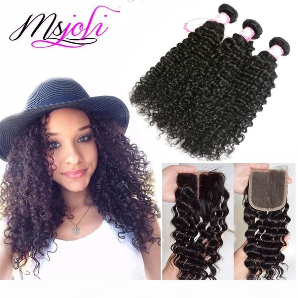 9a peruvian human virgin hair weave deep wave natural color 4x4 lace closure queen with three bundles and three parts from ms joli, Black;brown
9a peruvian human virgin hair weave deep wave natural color 4x4 lace closure queen with three bundles and three parts from ms joli, Black;brown