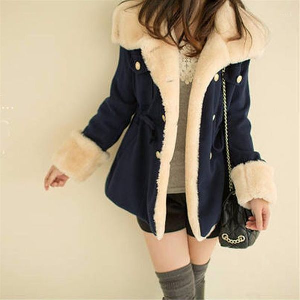 korean style winter warm coats double-breasted turn-down collar wool blend jacket coat large plus size abrigos1, Black;brown
korean style winter warm coats double-breasted turn-down collar wool blend jacket coat large plus size abrigos1, Black;brown