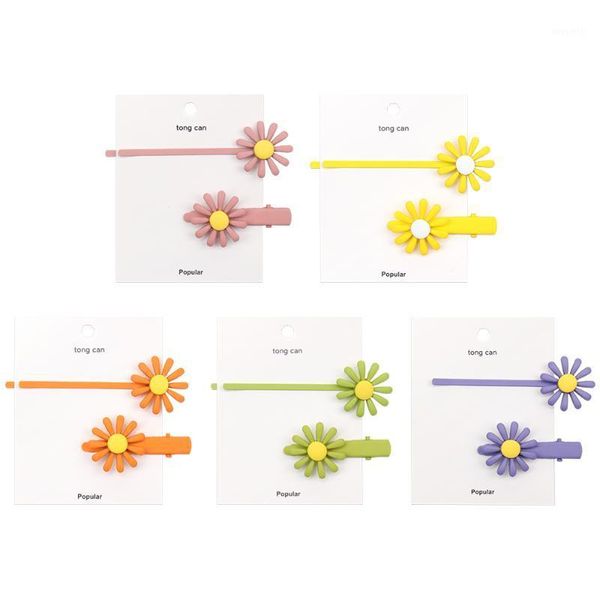 hair accessories 2pcs/set colorful flower hairpins for girls sunflower clips barrettes fashion candy color headwear kids accessories1, Slivery;white
hair accessories 2pcs/set colorful flower hairpins for girls sunflower clips barrettes fashion candy color headwear kids accessories1, Slivery;white