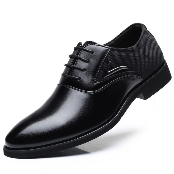 office casual businessman's dresses formal comfortable leather shoes big size gentlemen's shoe zapatos hombre lace sneakers h7a7, Black
office casual businessman's dresses formal comfortable leather shoes big size gentlemen's shoe zapatos hombre lace sneakers h7a7, Black