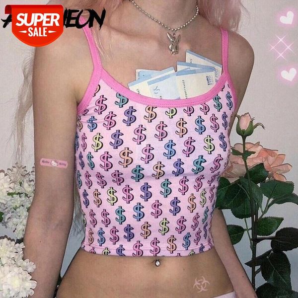 spring 2020 cropped for women straped printing camis fashion female's clothes crop tank pink streetwear #mb1v, White
spring 2020 cropped for women straped printing camis fashion female's clothes crop tank pink streetwear #mb1v, White
