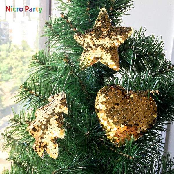 nicro 3 pcs/set diy christmas heart star cloth sequins pendant ornaments xmas gifts tree noel weihnachten decoration #chr82 q1112
nicro 3 pcs/set diy christmas heart star cloth sequins pendant ornaments xmas gifts tree noel weihnachten decoration #chr82 q1112