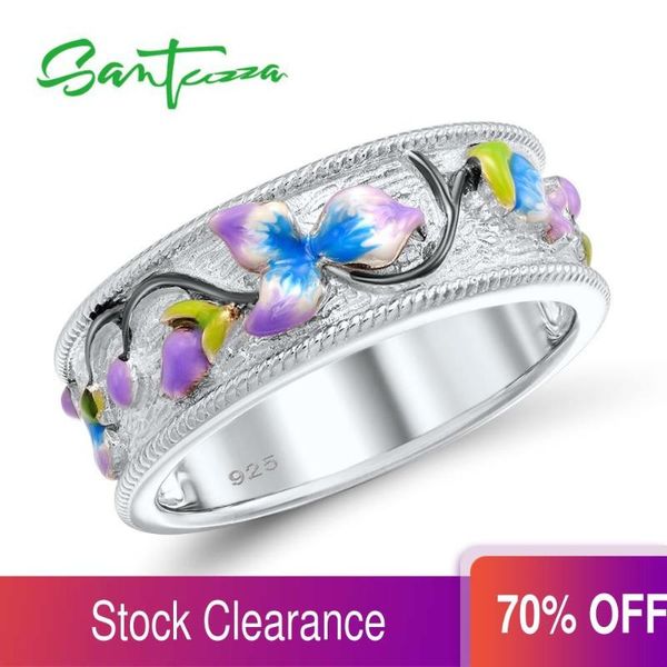 cluster rings santuzza silver ring for women 925 sterling delicate flower white cubic zirconia party fashion jewelry handmade enamel, Golden;silver
cluster rings santuzza silver ring for women 925 sterling delicate flower white cubic zirconia party fashion jewelry handmade enamel, Golden;silver