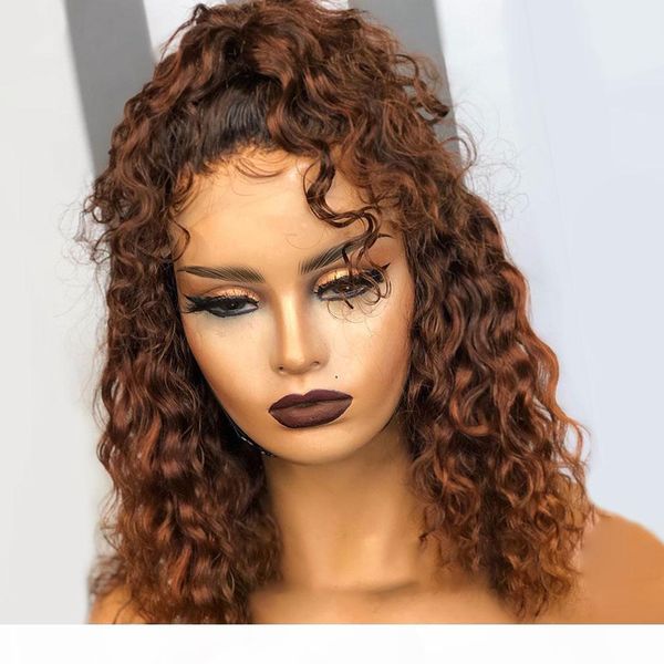150% short bob ombre color wig bouncy curly 4x4 lace closure wig lace front human hair wigs plucked baby hair bleached knots, Black;brown
150% short bob ombre color wig bouncy curly 4x4 lace closure wig lace front human hair wigs plucked baby hair bleached knots, Black;brown