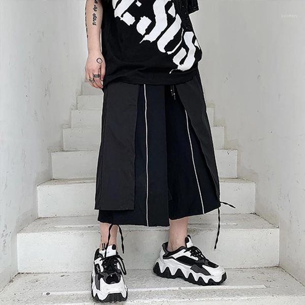 hairstylist tight culottes dark department style stitching personalized design loose summer casual pants1, Black
hairstylist tight culottes dark department style stitching personalized design loose summer casual pants1, Black