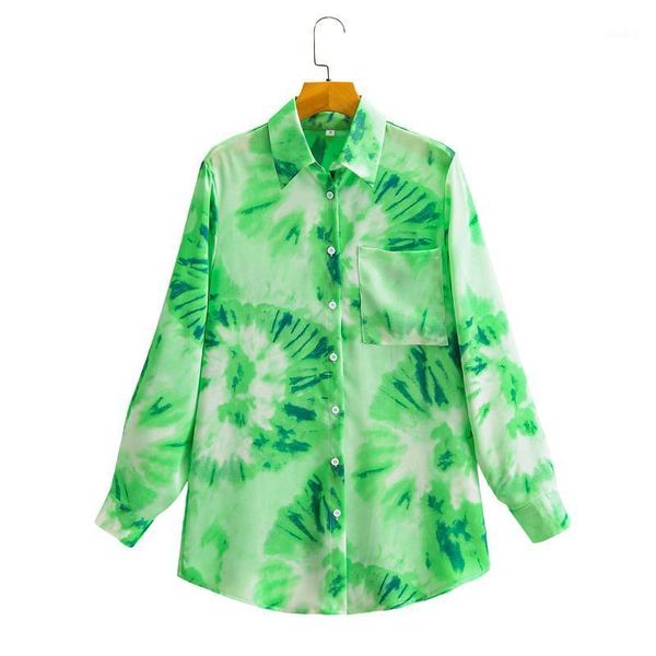 spring autumn shirts women turn-down collar green tie-dye print full sleeve blouses fashion casual loose lady streetwear1, White
spring autumn shirts women turn-down collar green tie-dye print full sleeve blouses fashion casual loose lady streetwear1, White