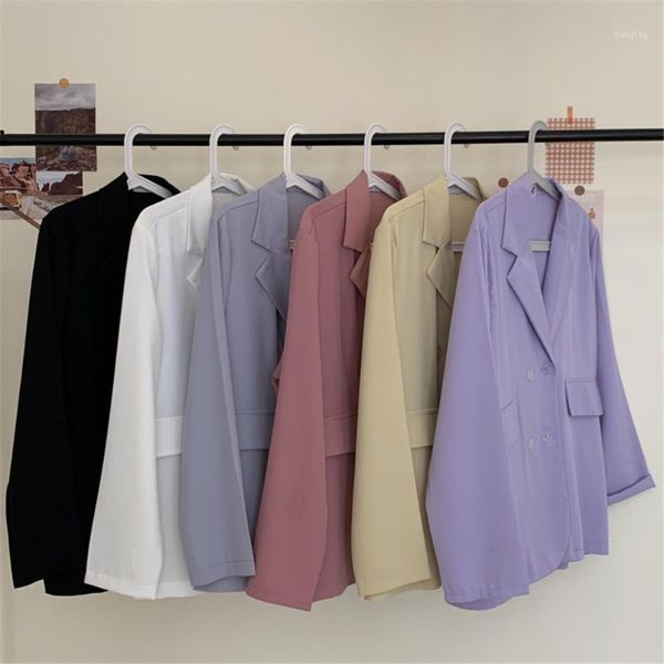 2020 summer and autumn thin 6 color suit sunscreen loose girl blazer girl suit jacket fashion spring women blazers jackets y49511, White;black
2020 summer and autumn thin 6 color suit sunscreen loose girl blazer girl suit jacket fashion spring women blazers jackets y49511, White;black