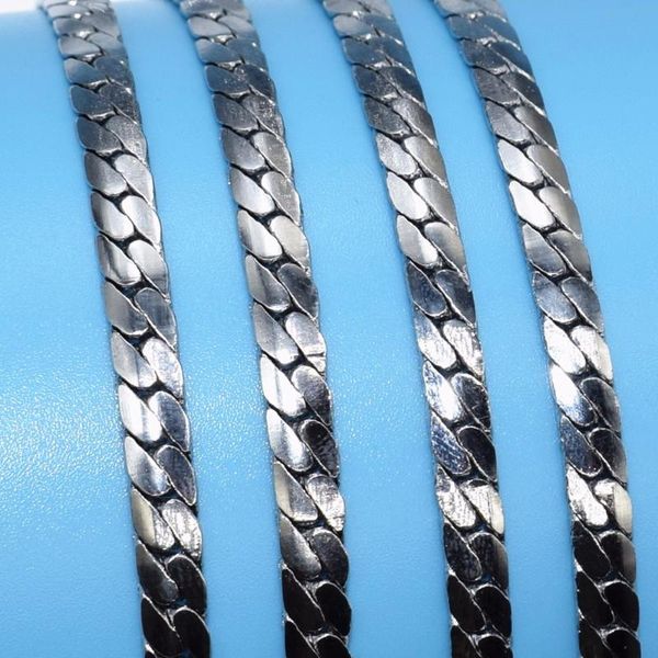 chains width 5mm 20 inches white gold tone stainless steel geometric chain necklace fashion jewelry party gift, Silver
chains width 5mm 20 inches white gold tone stainless steel geometric chain necklace fashion jewelry party gift, Silver