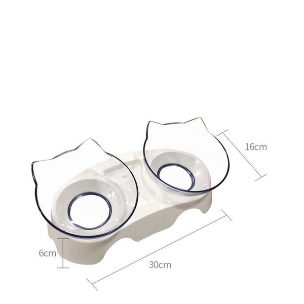 transparent cat double bowl pet feeder raised stand pet food and water bowls with non-spill design multi-purpose qyljvd toys2010
transparent cat double bowl pet feeder raised stand pet food and water bowls with non-spill design multi-purpose qyljvd toys2010