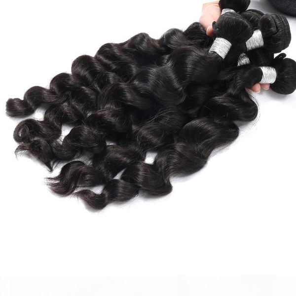 loose wave bundles deals brazilian virgin hair extensions 10-30" honey queen hair products natural color human hair weaving, Black
loose wave bundles deals brazilian virgin hair extensions 10-30" honey queen hair products natural color human hair weaving, Black
