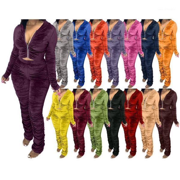 women's tracksuits 2021 autumn and winter gold velvet two-piece ladies hooded long-sleeved + pleated pants with fashionable casual hips, Gray
women's tracksuits 2021 autumn and winter gold velvet two-piece ladies hooded long-sleeved + pleated pants with fashionable casual hips, Gray