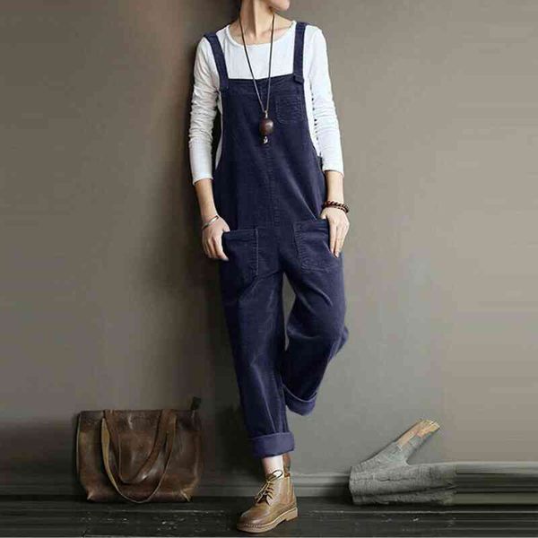 autumn winter ladies casual solid color loose sling button suspenders pocket jumpsuit slender fashionable all-match jumpsuit, Black;white
autumn winter ladies casual solid color loose sling button suspenders pocket jumpsuit slender fashionable all-match jumpsuit, Black;white