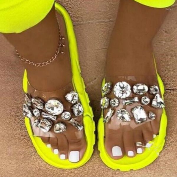 summer women 2020 soft bottom rhinestone transparent slippers large size rhinestone thick bottom non-slip beach sandals1, Black
summer women 2020 soft bottom rhinestone transparent slippers large size rhinestone thick bottom non-slip beach sandals1, Black