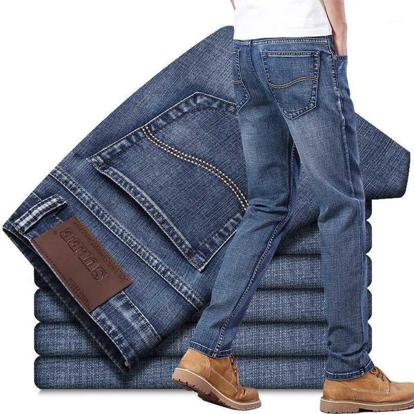 brand new men's thick jeans stretch slim straight-leg classic long pants fashion loose business casual trousers 2020 autumn new1, Blue
brand new men's thick jeans stretch slim straight-leg classic long pants fashion loose business casual trousers 2020 autumn new1, Blue