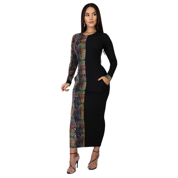 gl6217 european and american womens clothing fashion nightclub colorful multi-color snake pattern patchwork pocket dress, White;black
gl6217 european and american womens clothing fashion nightclub colorful multi-color snake pattern patchwork pocket dress, White;black
