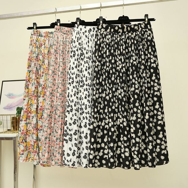little daisy floral 2020 korean elastic waist covering crotch thin pleated chiffon skirt y1214, Black
little daisy floral 2020 korean elastic waist covering crotch thin pleated chiffon skirt y1214, Black