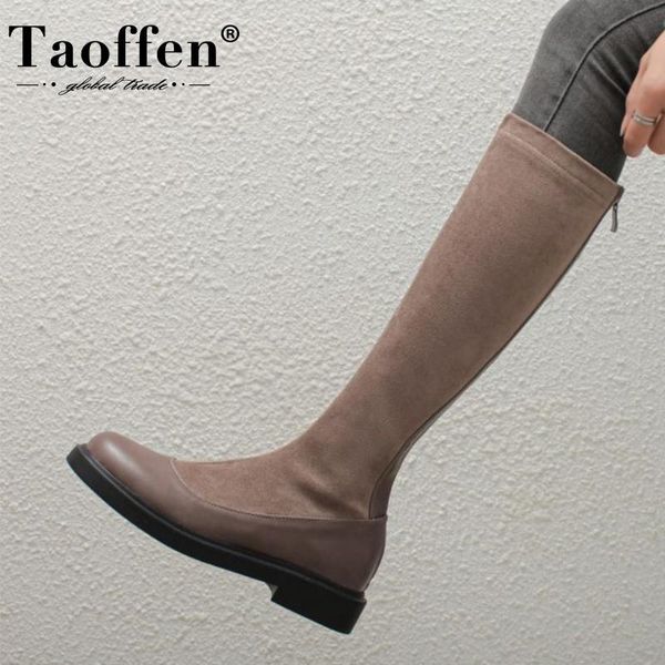 taoffen size 31-43 women knee boots flats round toe zipper shoes women fashion party winter warm boots footwear, Black
taoffen size 31-43 women knee boots flats round toe zipper shoes women fashion party winter warm boots footwear, Black
