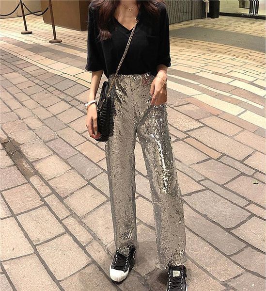 bling shiny glitter wide leg pants women trousers sequins party club high waist trousers female autumn spring bodycon pants1, Black;white
bling shiny glitter wide leg pants women trousers sequins party club high waist trousers female autumn spring bodycon pants1, Black;white