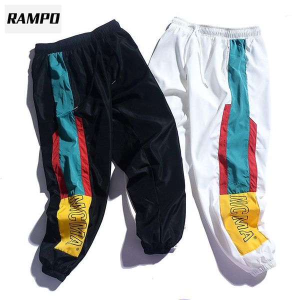 hip hop streetwear men's splice joggers pants fashion men casual cargo pant trousers high street elastic waist harem pant men1, Black
hip hop streetwear men's splice joggers pants fashion men casual cargo pant trousers high street elastic waist harem pant men1, Black