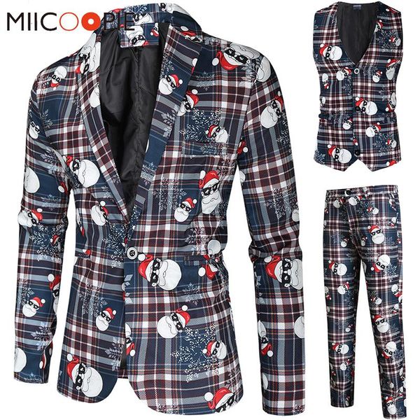 santa claus printting christmas 3 pieces blazer vest pants fashion one breasted slim mens striped suit set terno masculino m-4xl, White;black
santa claus printting christmas 3 pieces blazer vest pants fashion one breasted slim mens striped suit set terno masculino m-4xl, White;black