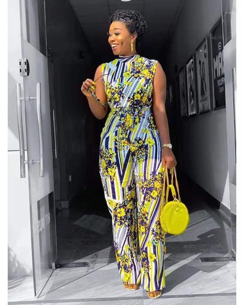 2020 autumn african women printing sleeveless long jumpsuit african clothes for women1, Red
2020 autumn african women printing sleeveless long jumpsuit african clothes for women1, Red