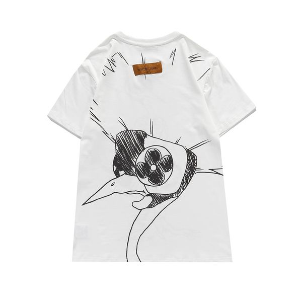 new hip hop streetwear t-shirts men women skateboard tshirt designers tees shirt fashion print crew neck with lables, White;black
new hip hop streetwear t-shirts men women skateboard tshirt designers tees shirt fashion print crew neck with lables, White;black