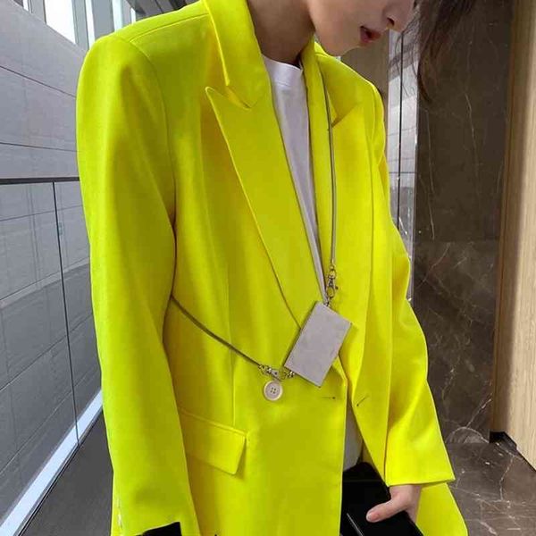 women's suits & blazers galcaur solid for women notched long sleeve patchwork buttons minimalist yellow casual coats female fashion clo, White;black
women's suits & blazers galcaur solid for women notched long sleeve patchwork buttons minimalist yellow casual coats female fashion clo, White;black