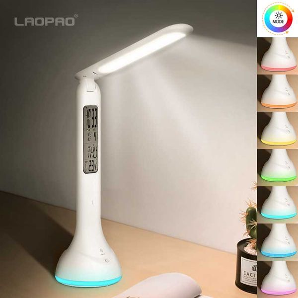 led desk lamp foldable dimmable touch rechargeable table lamp with calendar temperature alarm clock night lights laopao
led desk lamp foldable dimmable touch rechargeable table lamp with calendar temperature alarm clock night lights laopao