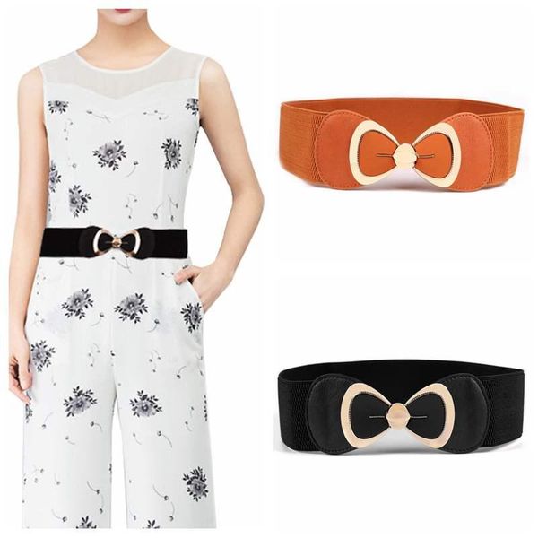women's bow buckle waist belt elastic wide belts for women dress waistband female cummerbund, Black;brown
women's bow buckle waist belt elastic wide belts for women dress waistband female cummerbund, Black;brown