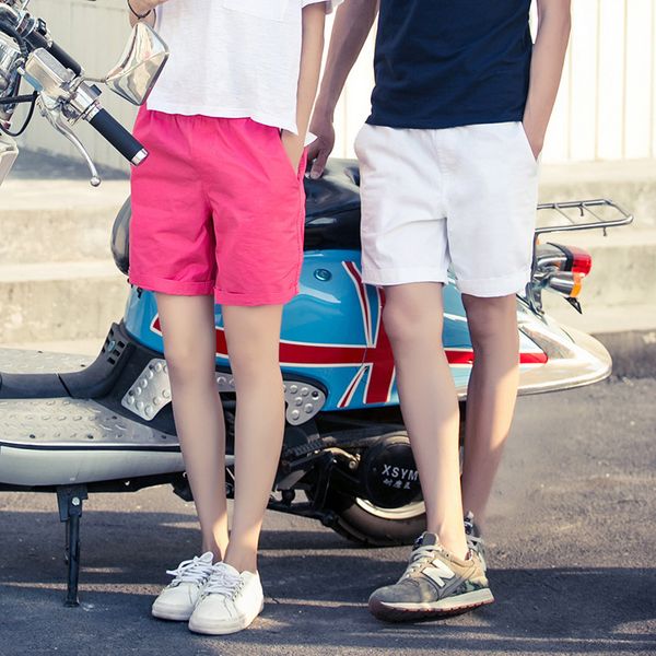 men's couple's capris beach loose quick dry white casual pants sports shorts summer, White;black
men's couple's capris beach loose quick dry white casual pants sports shorts summer, White;black