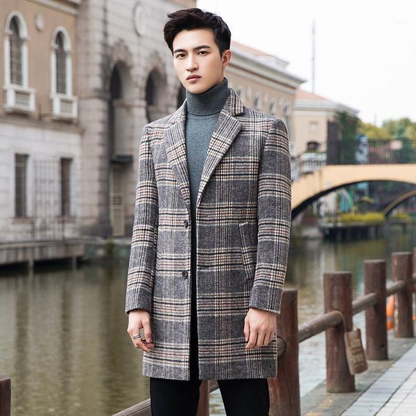 main big goods young men long thickening grid cloth coat of cultivate morality1, Black
main big goods young men long thickening grid cloth coat of cultivate morality1, Black