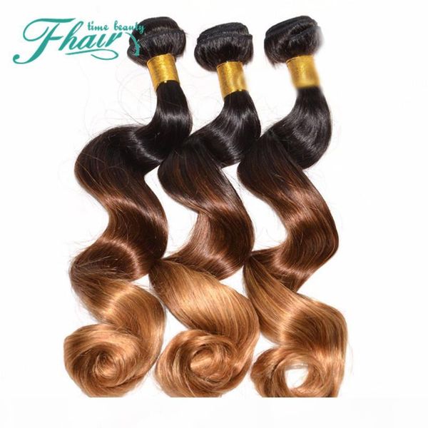 grade 7a brazilian human hair ombre 1b 4 27 3t color extension loose wave 3 bundles lot dhl, Black
grade 7a brazilian human hair ombre 1b 4 27 3t color extension loose wave 3 bundles lot dhl, Black