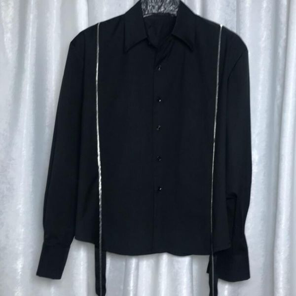men's casual shirts /summer fashion personalized customization large size zipper stitching slim short cotton shirt/s-6xl, White;black
men's casual shirts /summer fashion personalized customization large size zipper stitching slim short cotton shirt/s-6xl, White;black