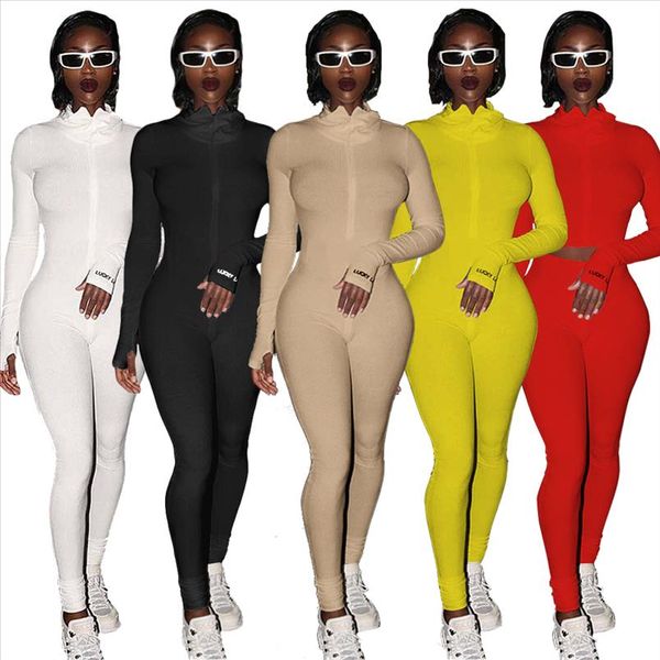 ribbed sport wear casual jumpsuit women lucky label embroidery skinny bodysuit female fitness rompers overalls, Black;white
ribbed sport wear casual jumpsuit women lucky label embroidery skinny bodysuit female fitness rompers overalls, Black;white